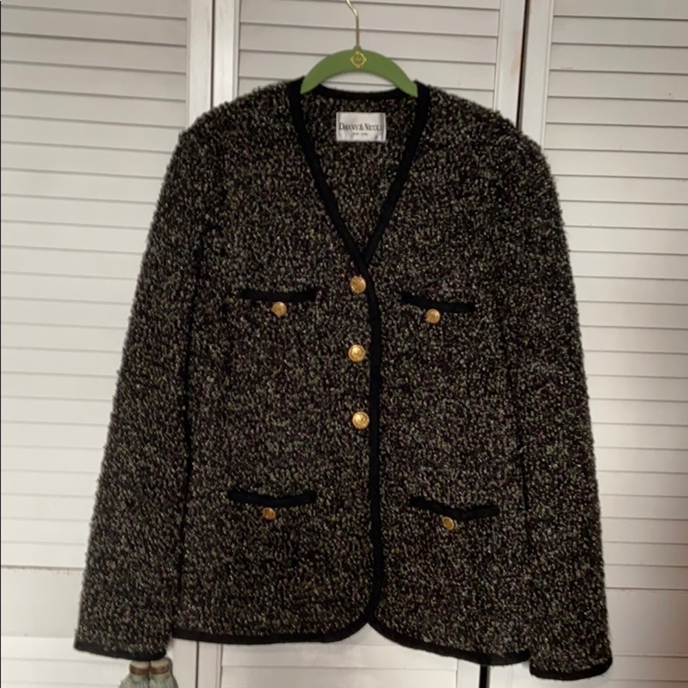 Danny & Nicole Boucle knit jacket